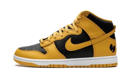 Кроссовки Nike Dunk High Wu-Tang, черно-желтые