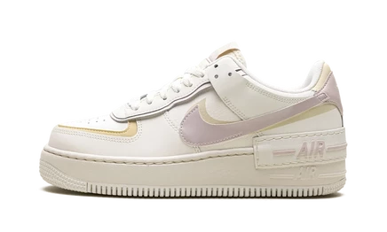 Женские кеды Nike Air Force 1 Shadow, бело-фиолетовые