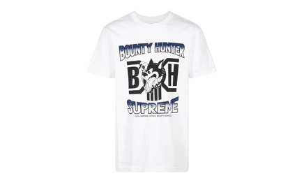 Футболка Supreme Bounty Hunter Wolf SU100114, белая
