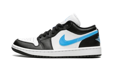 Женские кроссовки Jordan Air Jordan 1 Low, черно-голубые