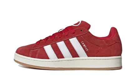 Кроссовки Adidas Campus 00s, алые/молочно-белые