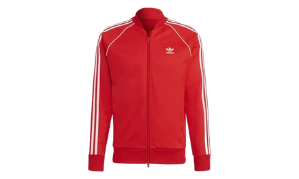 Тренировочная куртка Adidas Adicolor Classics Primeblue SST, красная
