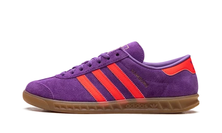 Женские кроссовки Adidas Hamburg, фиолетово-красные