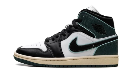 Женские кроссовки Jordan 1 Mid SE FQ7818, оксидно-зеленые