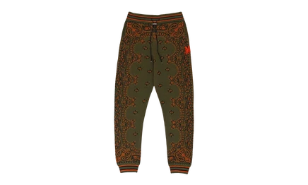 Мужские спортивные штаны Amiri Bandana B-Ball, зеленые