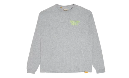 Мужской лонгслив Gallery Dept. Souvenir GD207, серо-зеленый