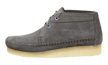Мужские замшевые ботинки Clarks Weaver Boot, графитовые