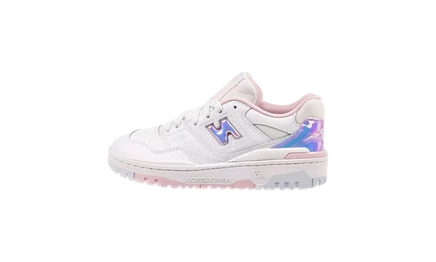 Кроссовки New Balance 550 GS, бело-розовые