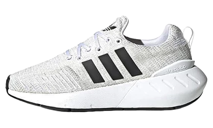 Кроссовки Adidas Swift Run 22 GS, бело-черно-серые