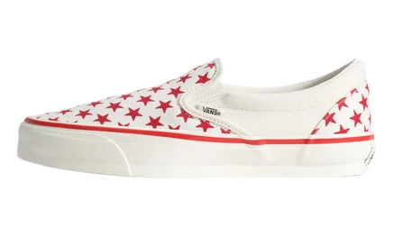 Мужские слипоны Vans Classic 98 LX, красные/молочные