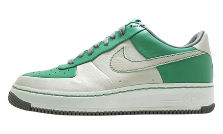 Кроссовки Nike Air Force 1 Supreme 07, зелено-бежевые