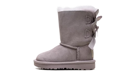 Детские угги Ugg Bailey Bow II, бледно-серые