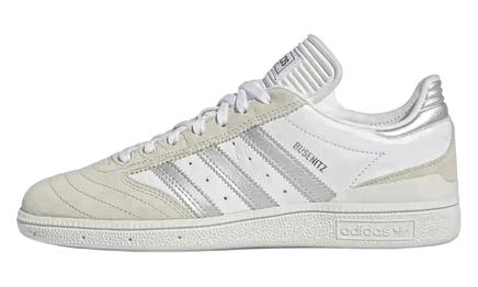 Кроссовки Adidas Busenitz, белые с серебристым