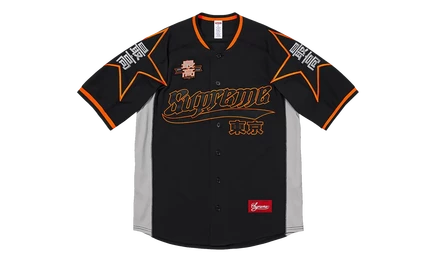 Унисекс-джерси Supreme Stars Baseball SS26, черная