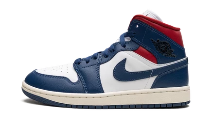 Женские кроссовки Jordan Air Jordan 1 Mid, сине-красные