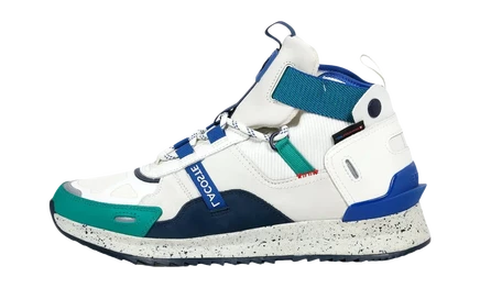 Мужские кроссовки Lacoste Run Breaker, бело-зеленые