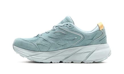 Кроссовки Hoka ClifTL Suede, голубые