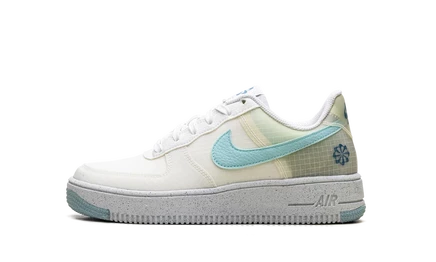 Детские кроссовки Nike Air Force 1 Low Crater «White Copa», белые