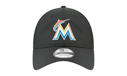 Кепка New Era 9TWENTY Miami Marlins, черная
