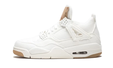 Кроссовки Jordan Air Jordan 4 Retro Levis NRG, белый деним