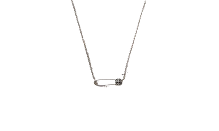 Цепочка Chrome Hearts Safety Pin 18″, серебристая
