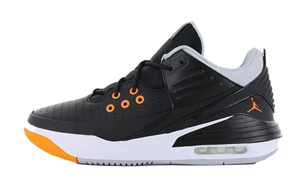 Кроссовки Nike Max Aura 5, черно-серо-бело-оранжевые