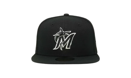 Кепка New Era 59FIFTY Miami Marlins, черная