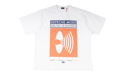 Мужская футболка KITH Depeche Mode Masses Tour, белая