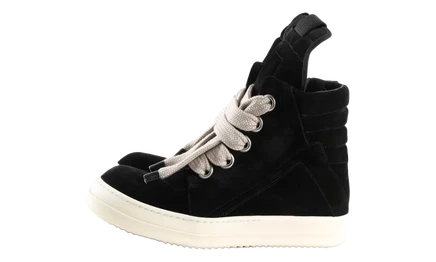 Мужские кеды Rick Owens Geobasket High, черно-белые