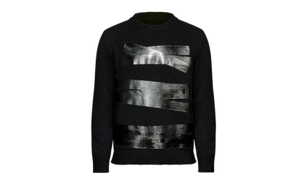 Свитер MM6 Maison Margiela Tape, черный