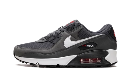 Кроссовки Nike Air Max 90, темно-серые и красные