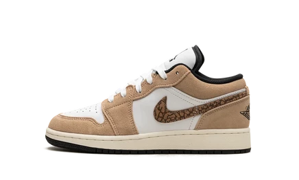 Детские кроссовки Air Jordan 1 Low SE «Brown Elephant»