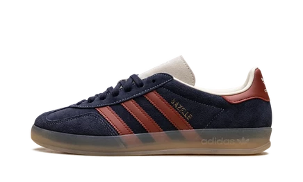 Кроссовки Adidas Gazelle Indoor, темно-синие/рубиновые