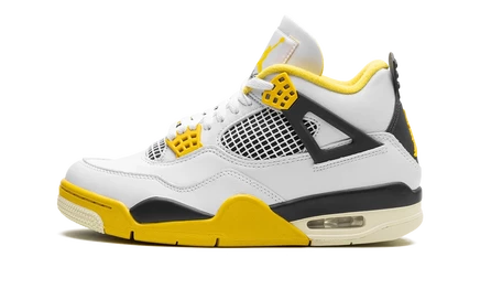 Женские кроссовки Jordan Air Jordan 4, белые/желтые