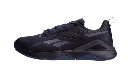Кроссовки reebok nanoflex tr 2.0, черно-серые
