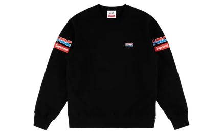 Унисекс свитшот Supreme Honda Fox Racing FW19, черный