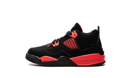 Детские кроссовки Jordan Air Jordan 4 Retro PS, красно-черные