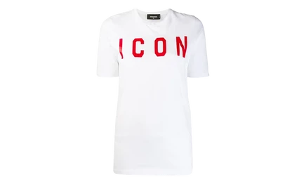Женская футболка DSquared2 Icon Logo, белая