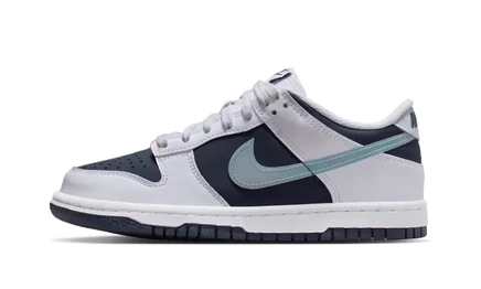 Детские кроссовки Nike Dunk Low, голубо-темно-синие
