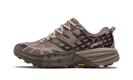 Мужские кроссовки Hoka Speedgoat 2, серо-бежевые