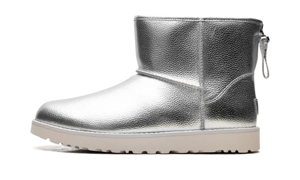 Женские угги Ugg Classic Mini, серебристые