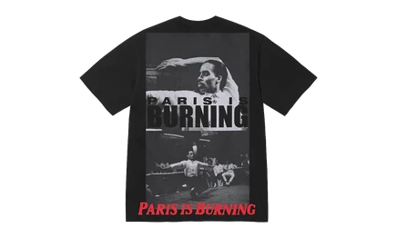 Унисекс футболка Supreme Paris Is Burning, черная