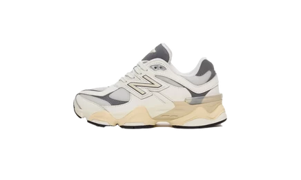 Детские кроссовки New Balance 9060 GS, бело-серые