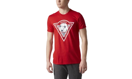 Футболка Adidas United States Of Believers, красно-белая