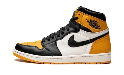 Кроссовки Jordan Air Jordan 1 High OG Taxi, желто-черные