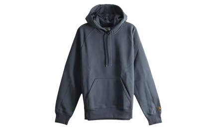 Мужское худи Carhartt WIP Hooded Chase, темно-синее с золотым