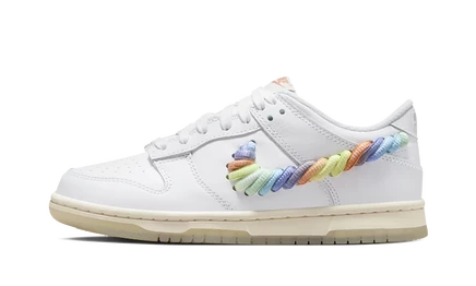 Детские кроссовки Nike Dunk Low SE, белые