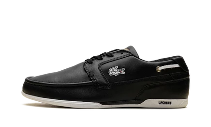 Топсайдеры Lacoste Dreyfus AP SPM, черно-золотисто-белые