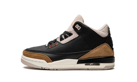 Детские кроссовки Jordan Air Jordan 3 GS, черно-коричневые