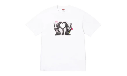 Унисекс футболка Supreme Skunk, белая